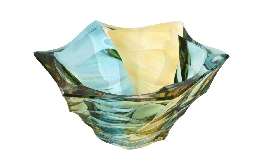Misa kryształowa 29,5 cm Flamenco Lemon Bohemia