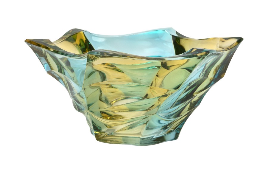 Misa kryształowa 29,5 cm Flamenco Lemon Bohemia