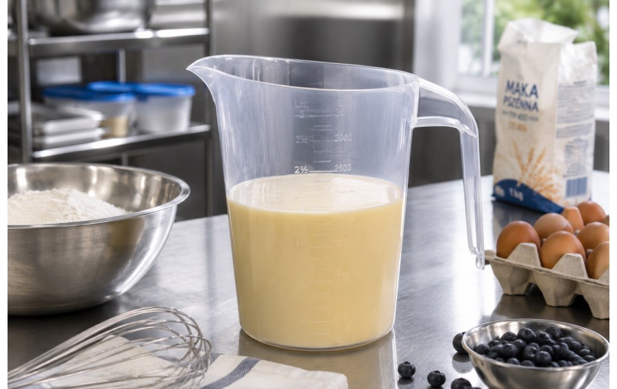 Plastikowa miarka kuchenna 3 l Stalgast 506303 z podziałką