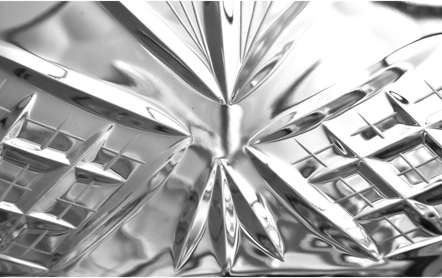 Koszyk kryształowy 15 × 10 × 13,5 cm Glass Factory Zawiercie 5500-1355