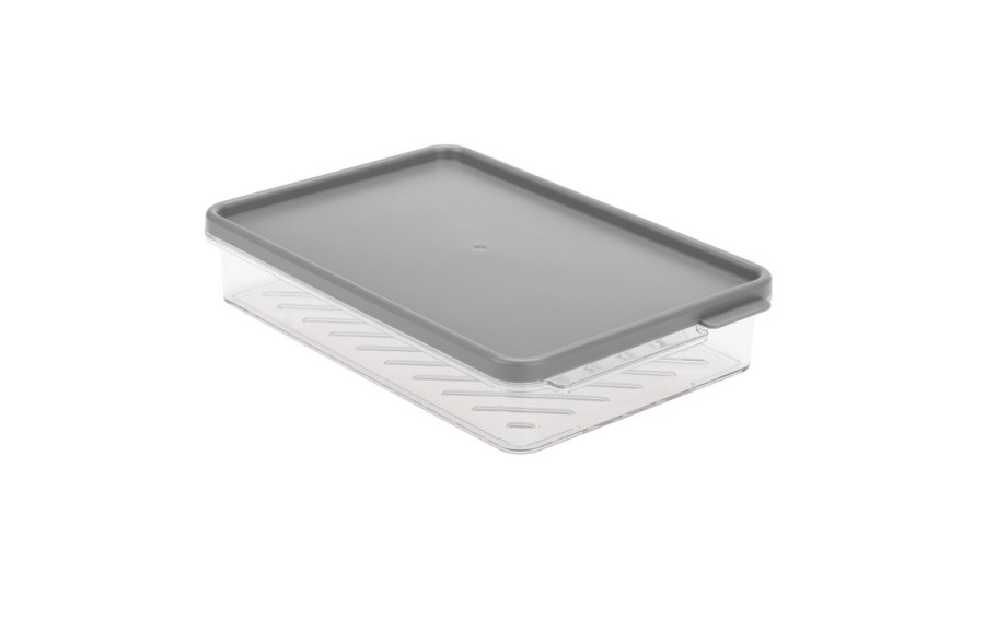 Pojemnik do lodówki RAVI 600 ml z pokrywką transparentny
