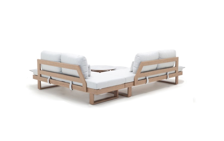 Zestaw mebli ogrodowych WINGS OAK 6-osobowy Couture Jardin