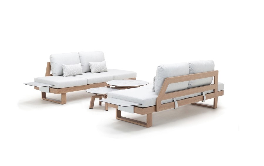 Zestaw mebli ogrodowych WINGS OAK 6-osobowy Couture Jardin