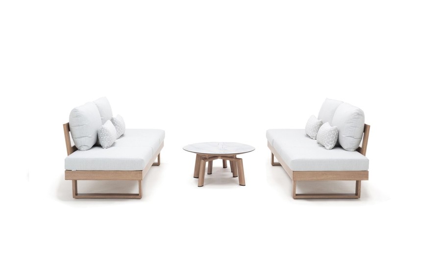 Zestaw mebli ogrodowych WINGS OAK 6-osobowy Couture Jardin