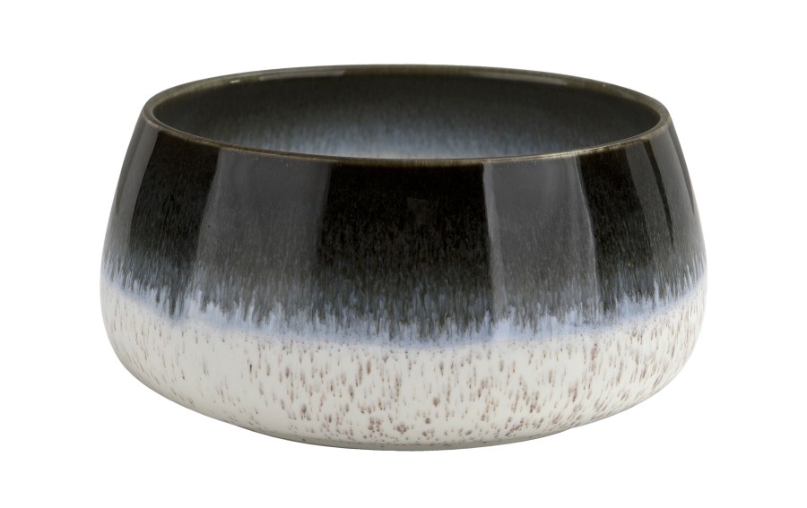 LUNA LINE miska deserowa 16 cm 800  ml ceramiczna grafitowa