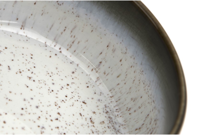 LUNA LINE miska deserowa 16 cm 800  ml ceramiczna grafitowa