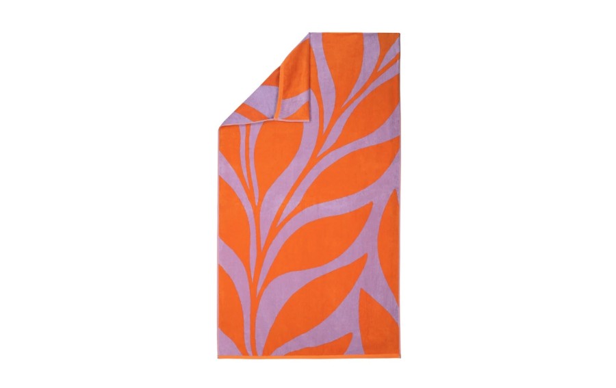 Ręcznik plażowy VOSSEN Ocean Leaf 100x180 cm bawełniany