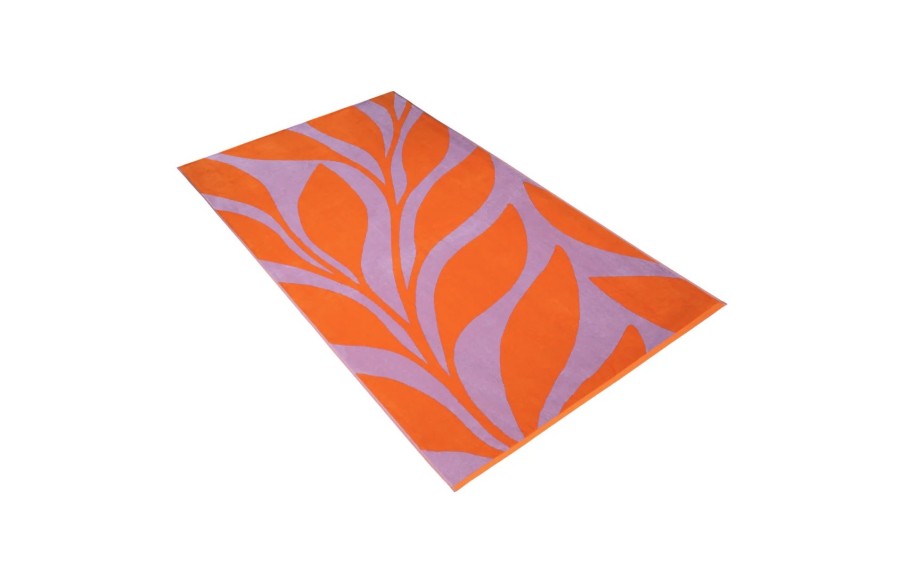 Ręcznik plażowy VOSSEN Ocean Leaf 100x180 cm bawełniany