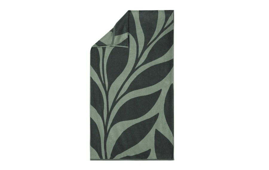 Ręcznik plażowy VOSSEN Ocean Leaf 100x180 cm bawełniany