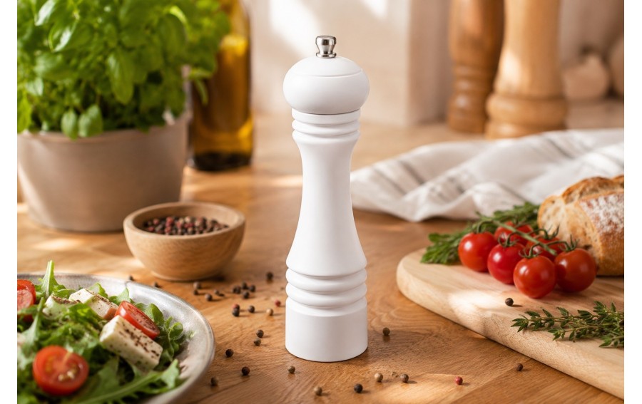 Młynek do przypraw biały matowy 23 cm Cerafino®