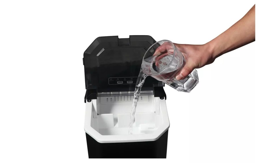 Automatyczna kostkarka do lodu Klausberg KB-7883 o mocy 100 W. Produkuje do 12 kg lodu na dobę, 9 kostek w 7–12 minut, posiada z