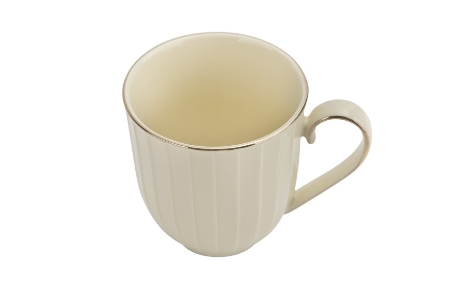 Kubek porcelanowy NINA ECRU Exclusive New Bone China