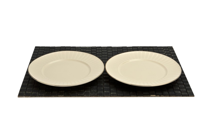 Komplet 2 talerzy deserowych NINA ECRU Exclusive 21 cm