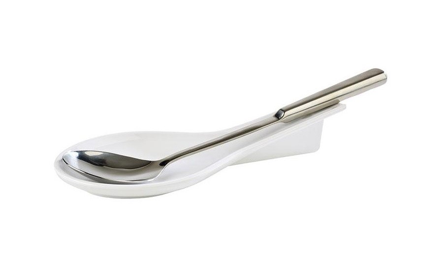 Podstawka pod łyżkę SPOON 83801 biała melamina