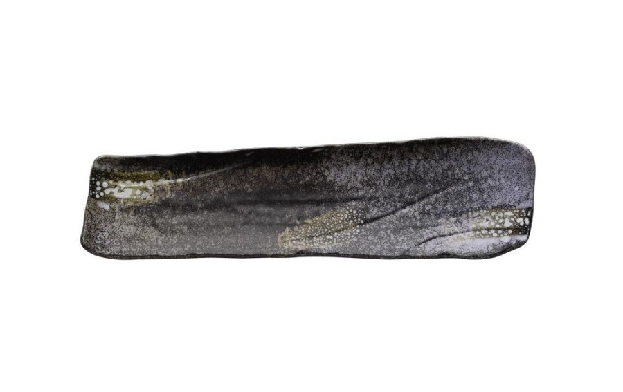 Taca do sushi UMI 85562 czarna melamina 35 × 10 cm