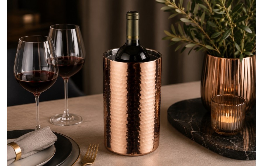 Schładzacz do butelek COPPER 36074 złoty stal nierdzewna