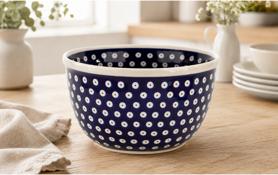 Miska ceramiczna 2,25 L GU-985 Bolesławiec Dekor 42