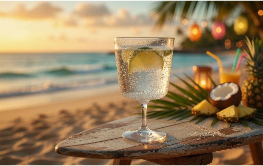 Kieliszek BEACH 300 ml z tritanu | Transparentny | 1 szt.