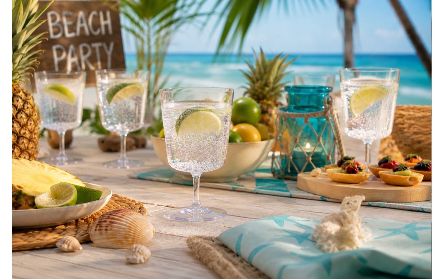 Kieliszek BEACH 300 ml z tritanu | Transparentny | 1 szt.
