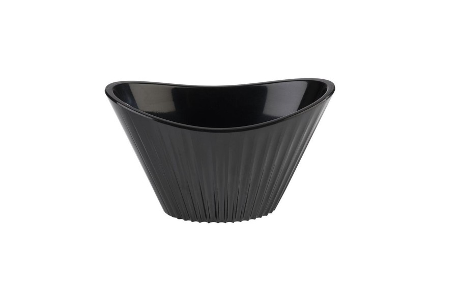 Miseczka APS MINI 70 ml czarna z melaminy do finger food