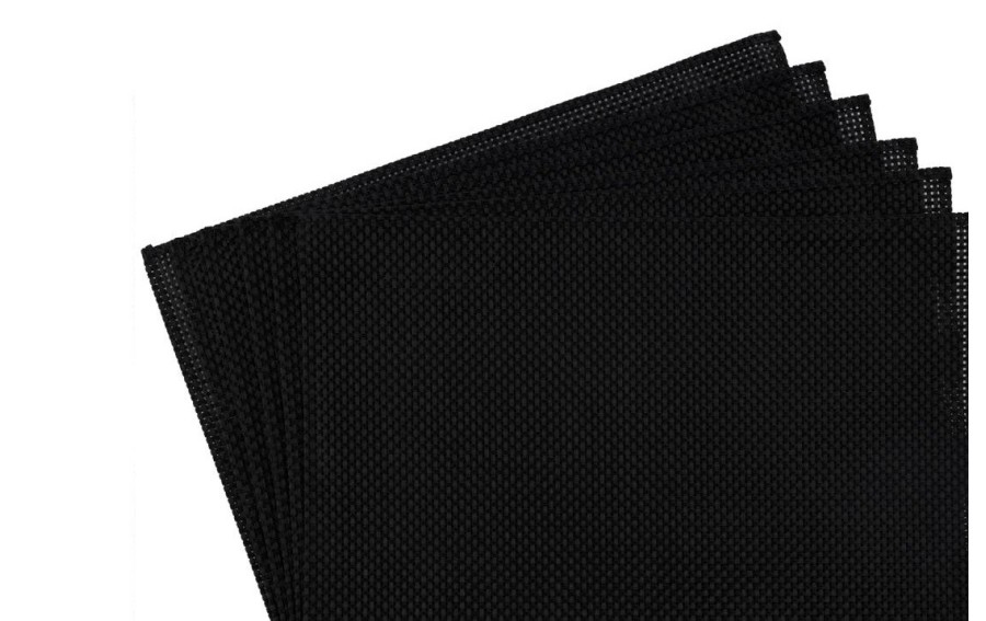 Podkładka stołowa TIRA 45 × 33 cm czarna PVC