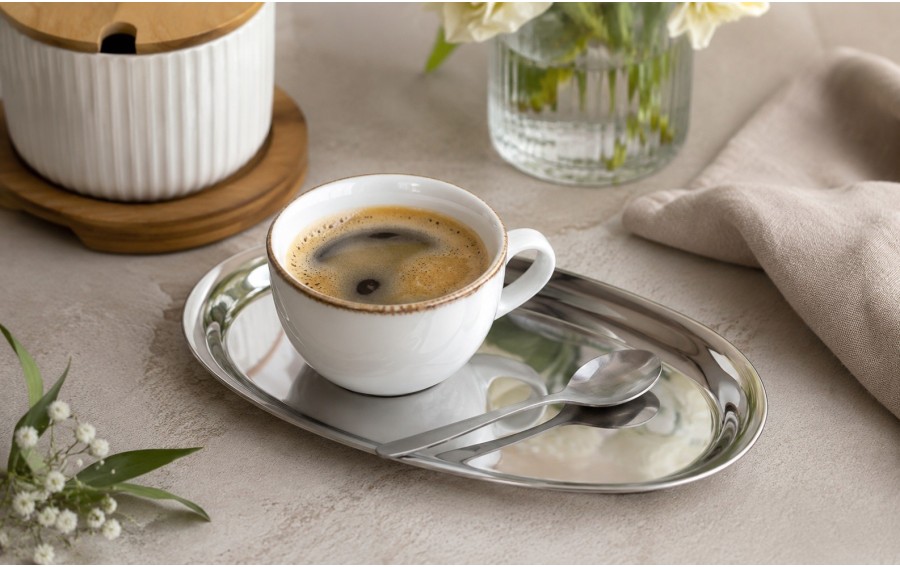 Taca KAFFEEHAUS 20 x 14,5 cm stal nierdzewna