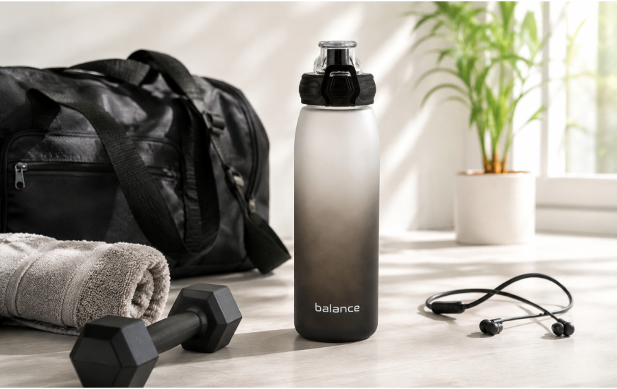 Butelka sportowa TRITAN BALANCE 850ml czarny