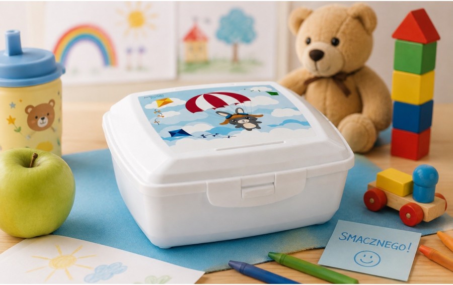 Pojemnik śniadaniowy Betty i Bunny 850 ml lunchbox dla dzieci