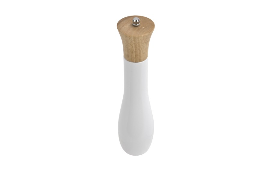 Młynek do soli i pieprzu Ambition Natural 29 cm ceramiczny biały