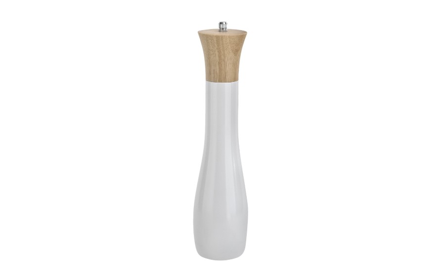 Młynek do soli i pieprzu Ambition Natural 29 cm ceramiczny biały