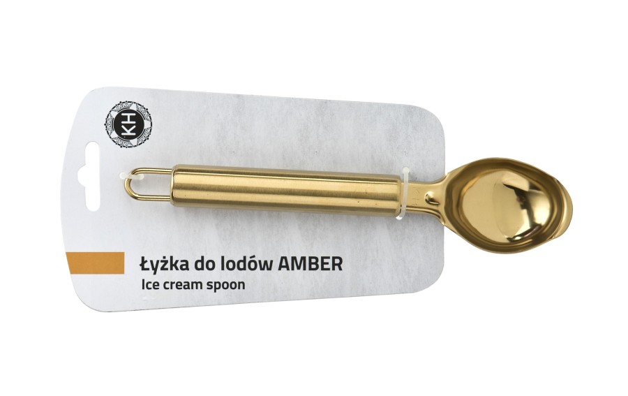 Łyżka do lodów KonigHOFFER Amber złota 19,5 cm