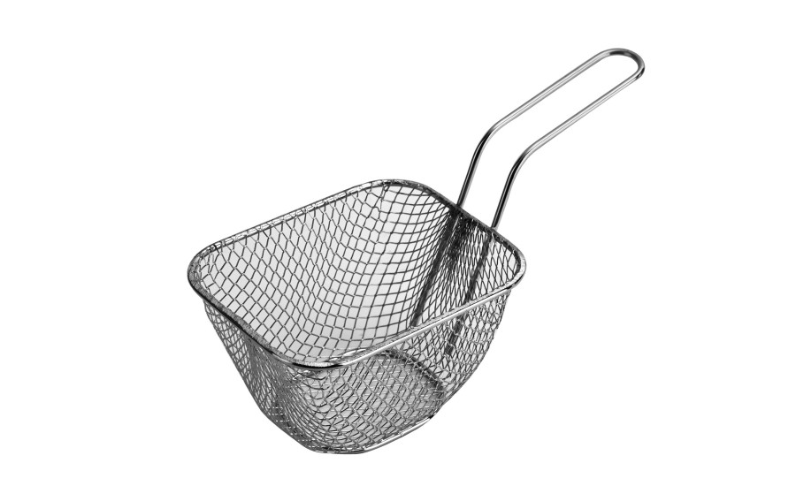 Koszyk do serwowania frytek Orion stal nierdzewna 19 cm