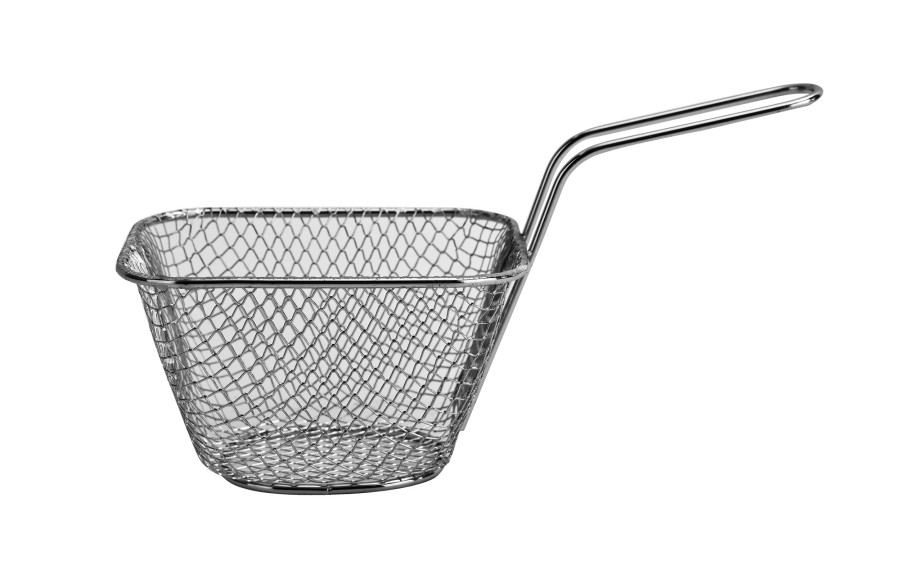 Koszyk do serwowania frytek Orion stal nierdzewna 19 cm