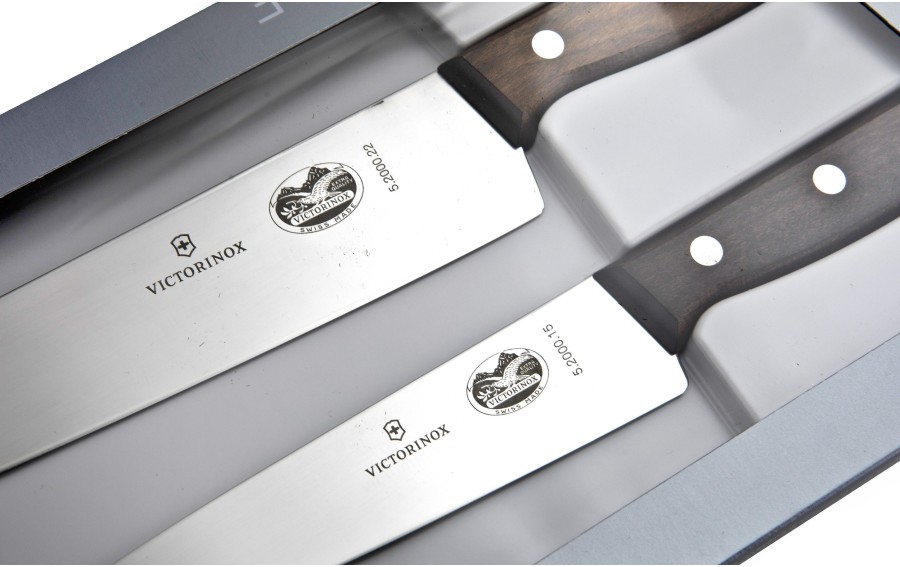 Zestaw noży Victorinox Wood 5.1050.2G | Drewniane rękojeści