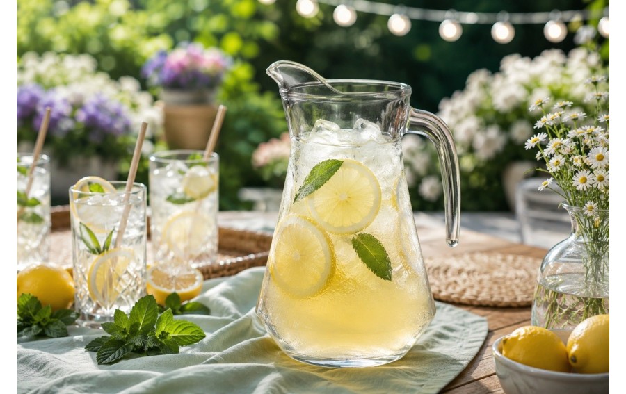 Dzbanek szklany DOMOTTI Delight 1,3 l | Do wody i napojów
