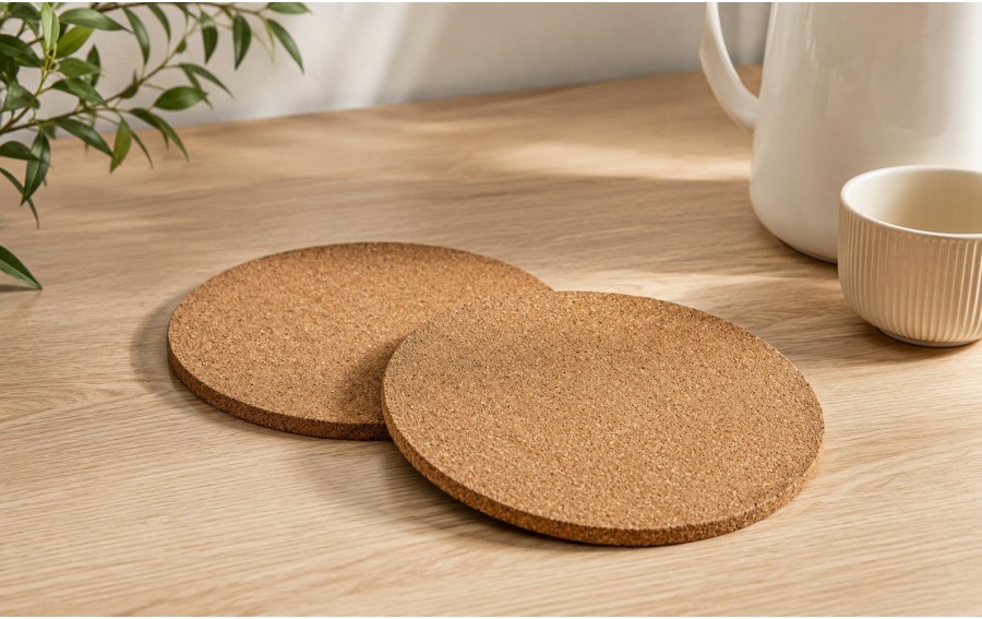 2 x podkładka korkowa 18 cm zestaw