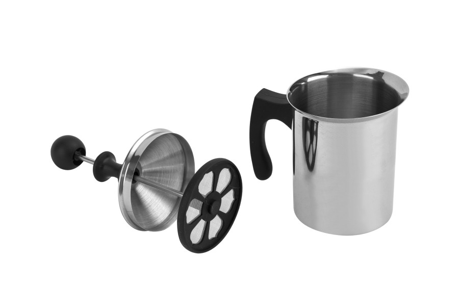 Spieniacz do mleka Ravi 400 ml | Ręczny stal nierdzewna