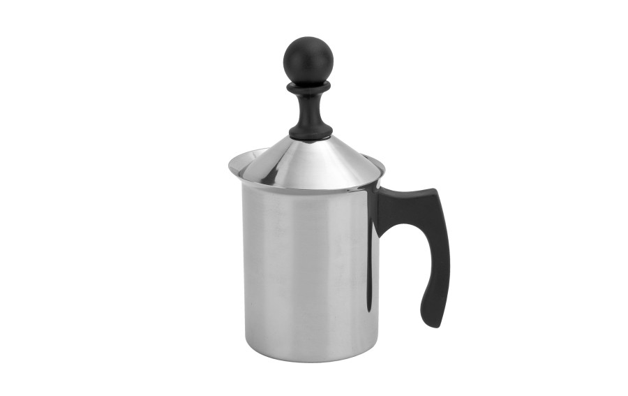 Spieniacz do mleka Ravi 400 ml | Ręczny stal nierdzewna