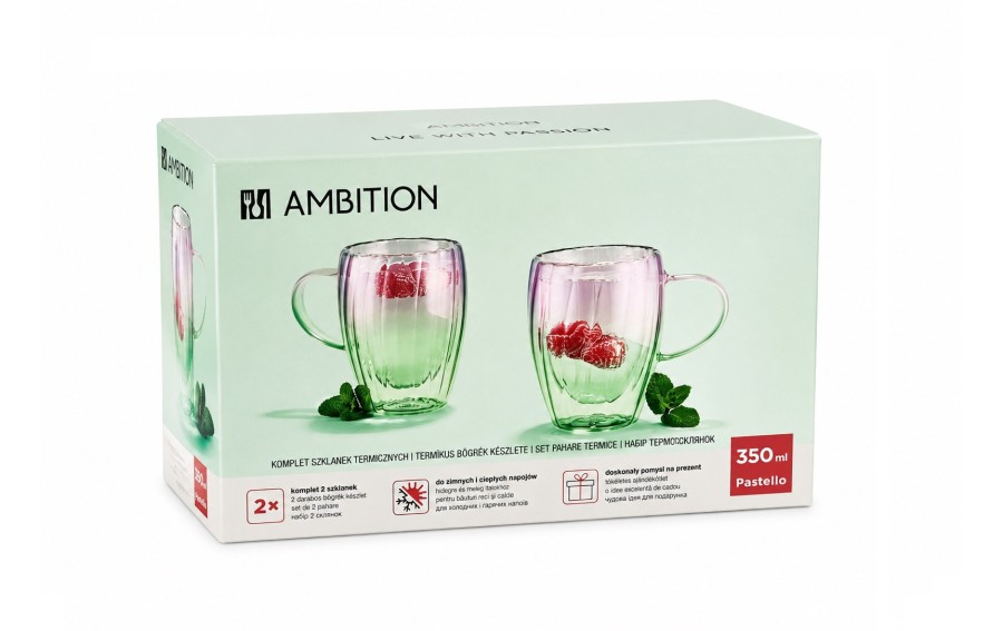Szklanki termiczne Pastello Ambition 350 ml, 2 szt.