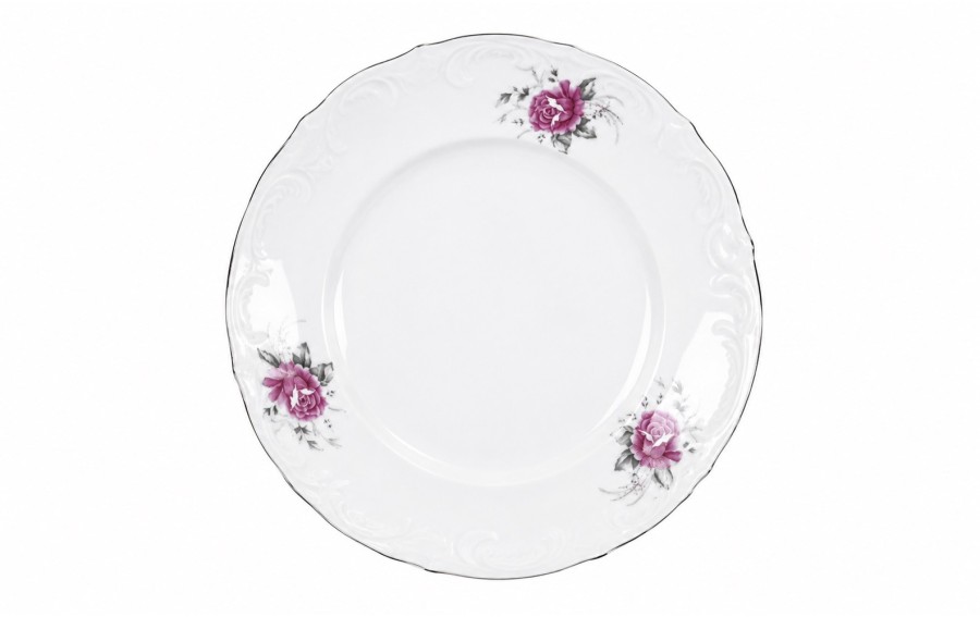 Komplet talerzy Chodzież Fryderyka H152 18 el. dla 6 osób – porcelana PFP Chodzież
