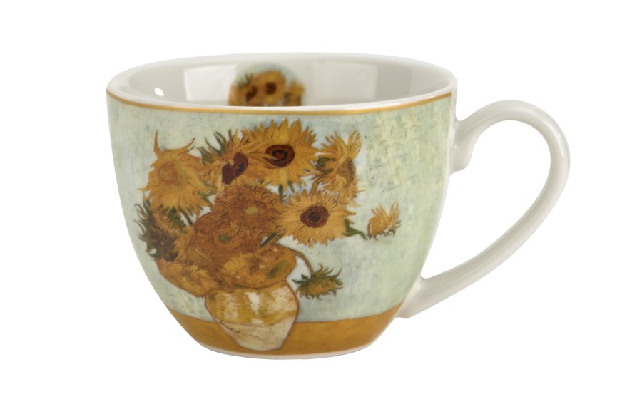 2x Filiżanka 280ml ze spodkiem Sunflowers