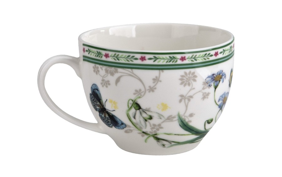 Komplet 2 filiżanek ze spodkami FLOWER DREAM 270 ml Duo
