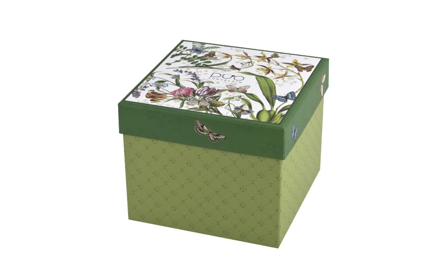 Komplet 2 filiżanek ze spodkami FLOWER DREAM 270 ml Duo