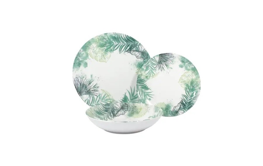 Komplet talerzy dla 6 osób Botanical BOSS