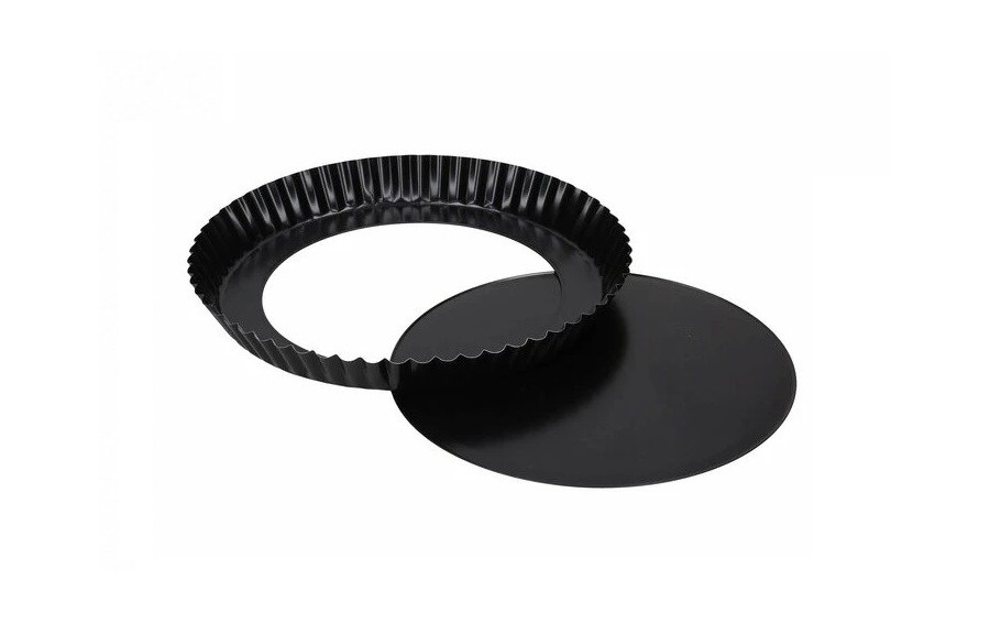 Forma do tarty Spinwar 26 cm czarna z wyjmowanym dnem