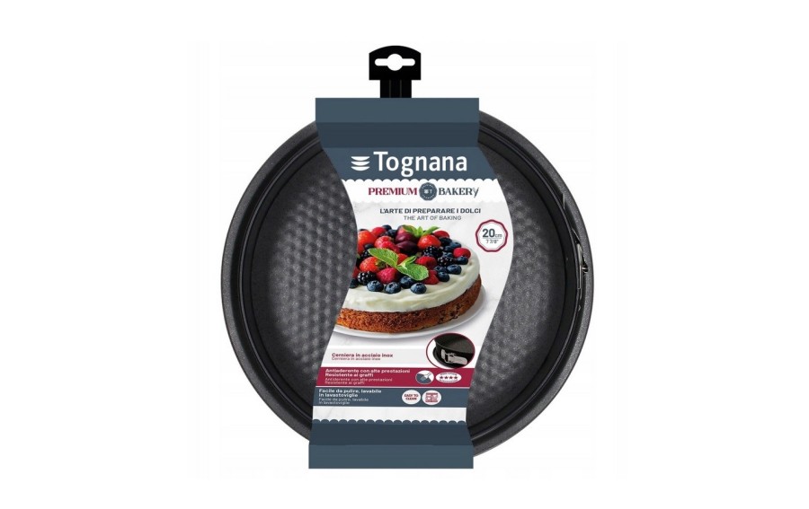 Tortownica 20 cm Tognana Premium Bakery – stal węglowa, nieprzywierająca