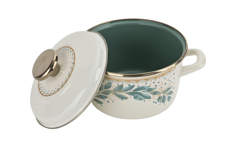 Garnek emaliowany Metalac Green Line 16 cm 1,9 l