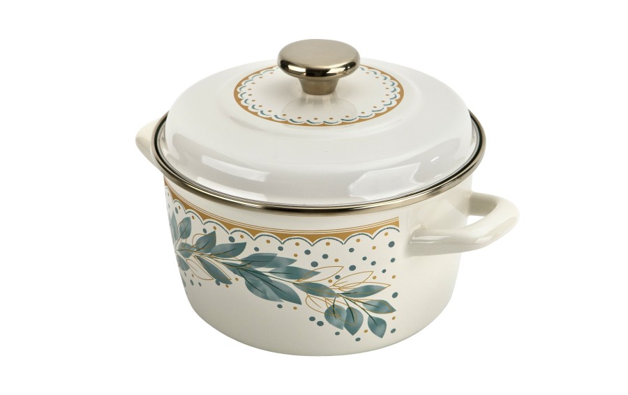 Garnek emaliowany Metalac Green Line 20 cm 3,5 l