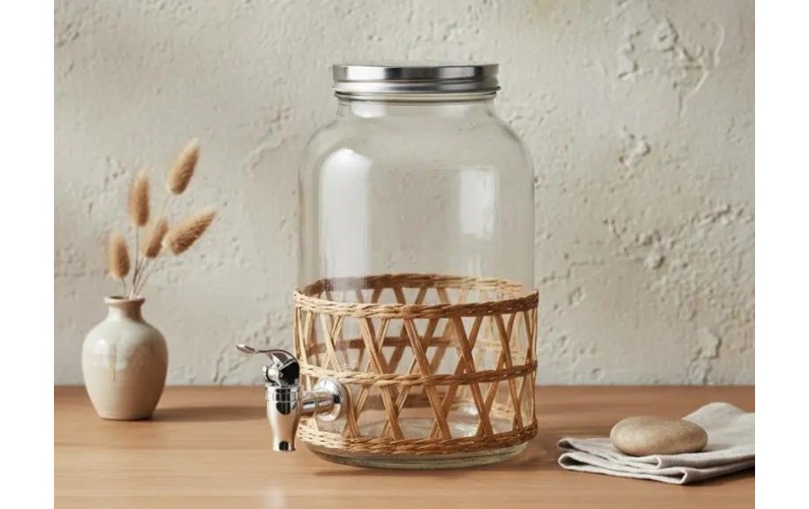 Szklany słój z kranikiem 3,5 l MODERN KITCHEN MONDEX