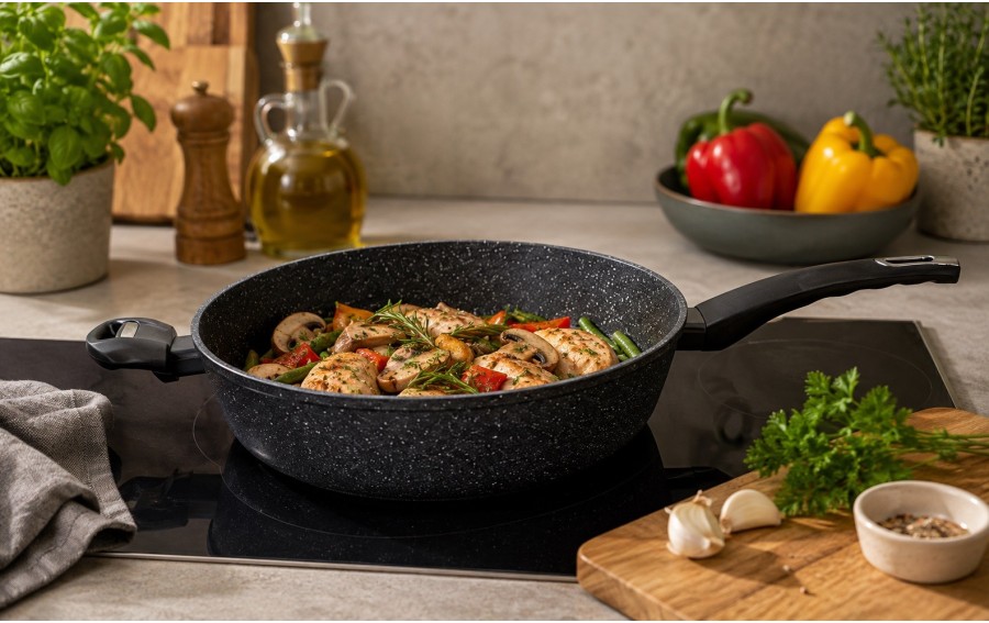 Patelnia głęboka ELO Granit Evolution 28 cm 3,2 l